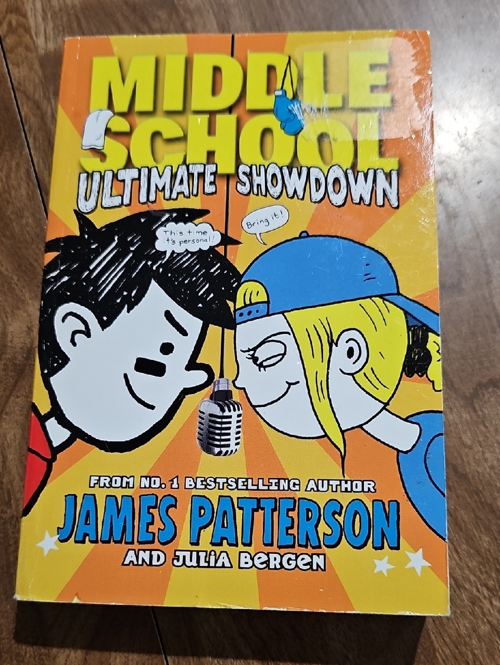 Middle School Ultimate Showdown by James Patterson - Bright Orange Cover